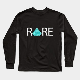 Rare artistic typographic logo Long Sleeve T-Shirt